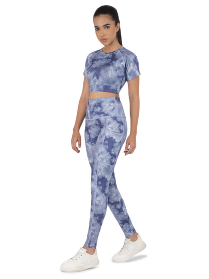 Grace Yoga Sets Blue Tie And Dye