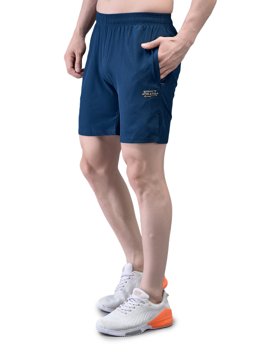 Velocity Slit Airforce Blue Shorts