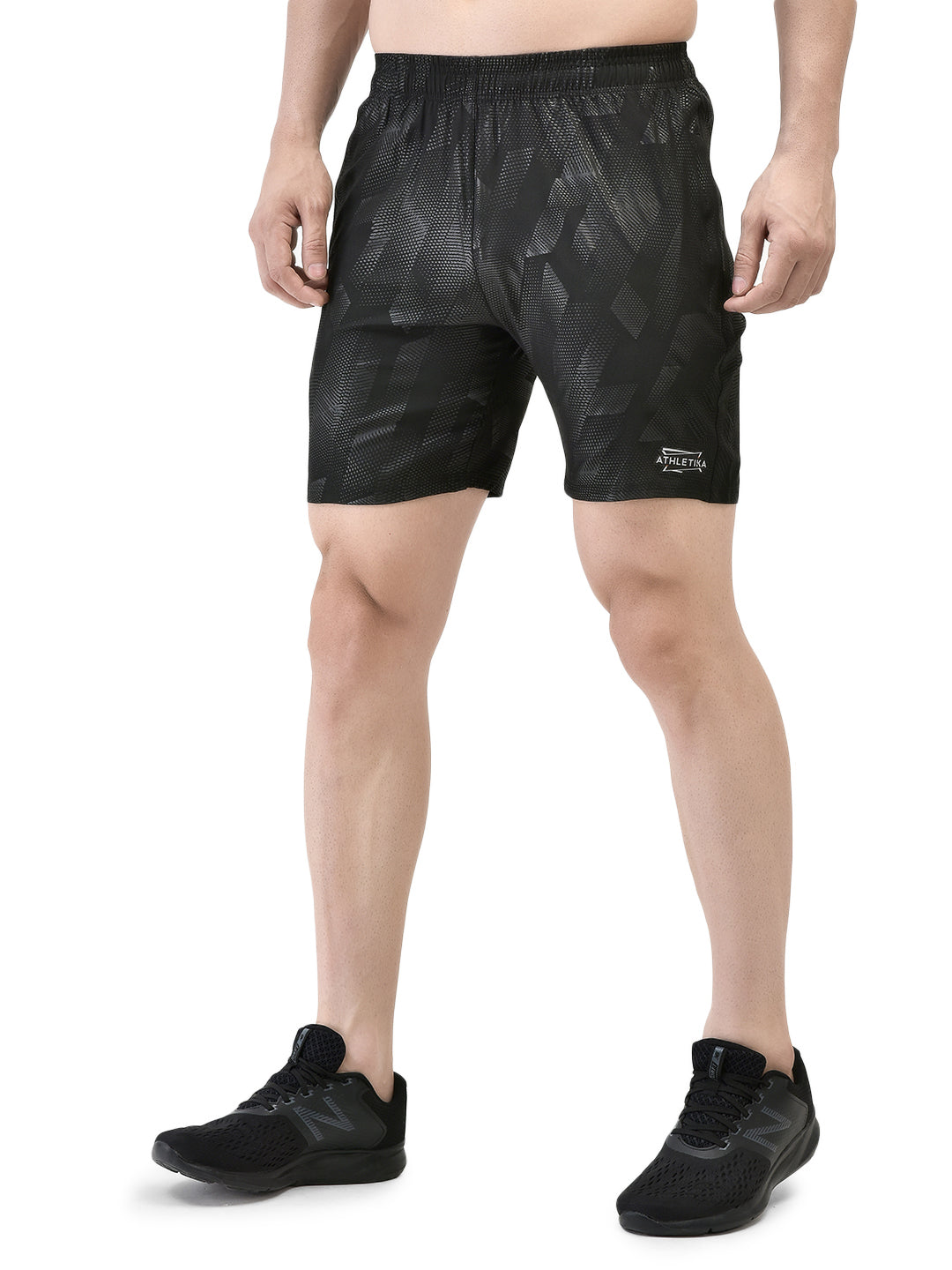 Dynamic Hex Black Shorts