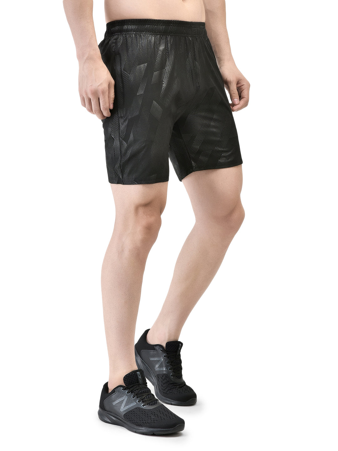 Dynamic Hex Black Shorts