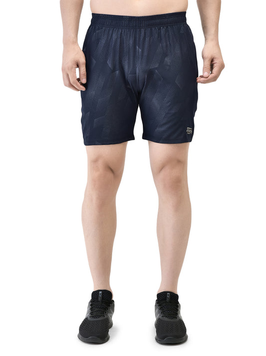 Dynamic Hex Navy Blue Shorts